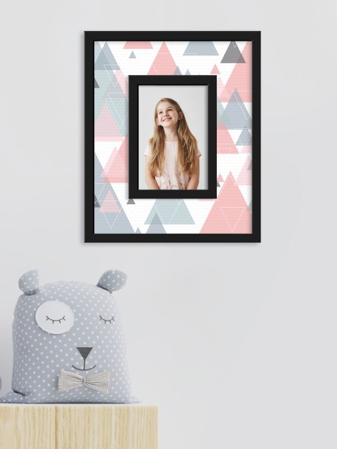 

RANDOM Black & Pink Printed Wall Photo Frame