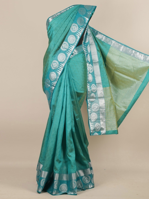 

Pothys Blue Woven Design Saree