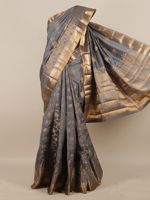 

Pothys Grey Woven Design Saree