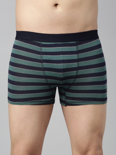 

Joven Men Green & Black Striped Trunks BB-GRN