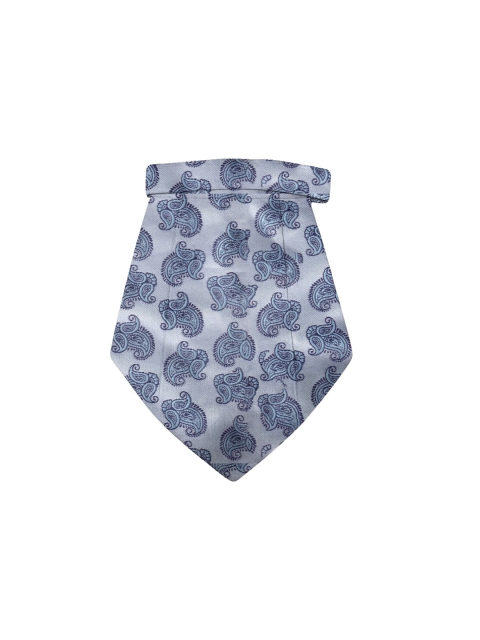 

Blacksmith Grey & Blue Woven Design Cravat