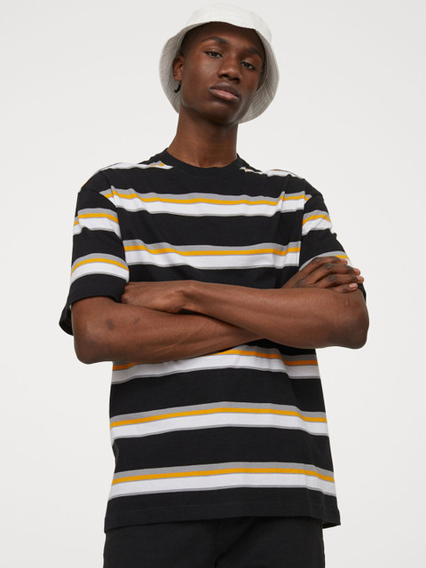 

H&M Men Mutlicoloured Patterned T-shirt, Multi
