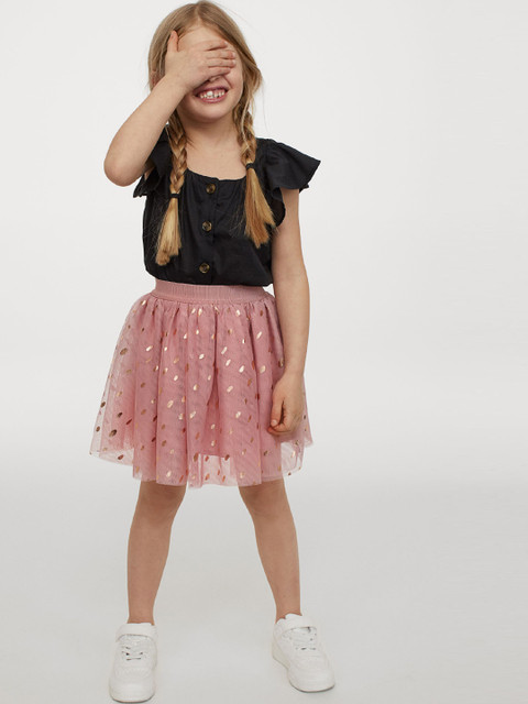 

H&M Girls Pink Shimmering Tulle Skirt