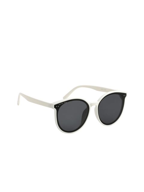 

ROYAL SON Women Black Lens & White Oversized Sunglasses UV Protected Lens CHI0098-C4-R1