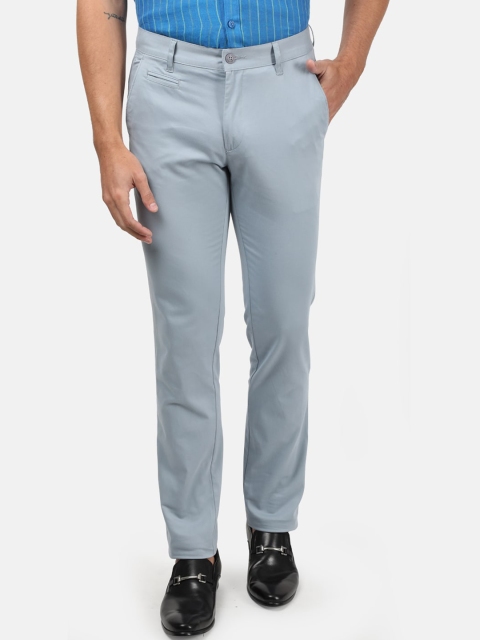 

Monte Carlo Men Blue Regular Fit Solid Regular Trousers