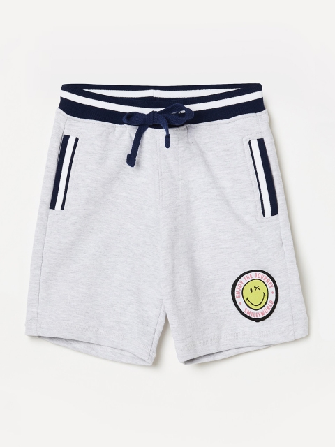 

Fame Forever by Lifestyle Boys Grey Melange Solid Regular Fit Regular Shorts