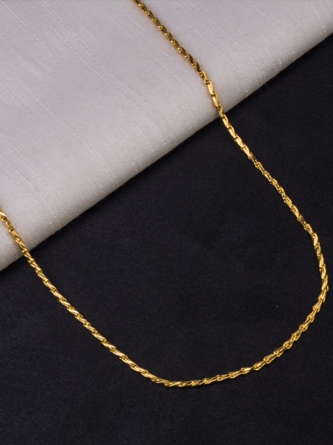 

Alankruthi Women Gold-Toned Brass Gold-Plated Chain
