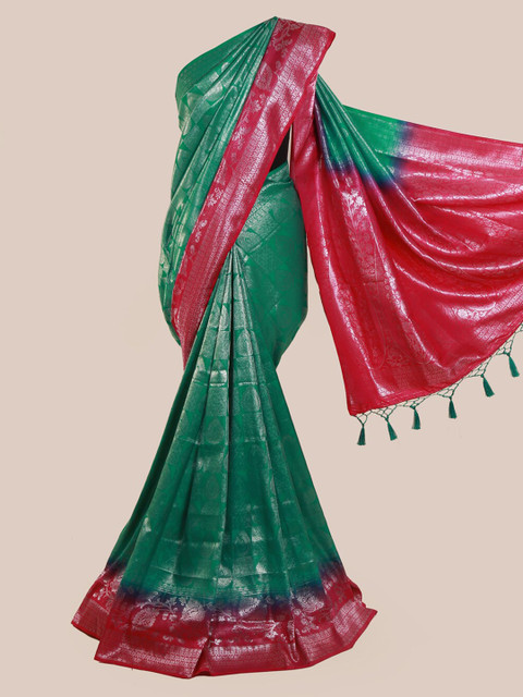 

Pothys Green Art Silk Woven Design Banarasi Saree