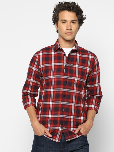 

FOREVER 21 Men Multicoloured Regular Fit Checked Casual Shirt, Multi