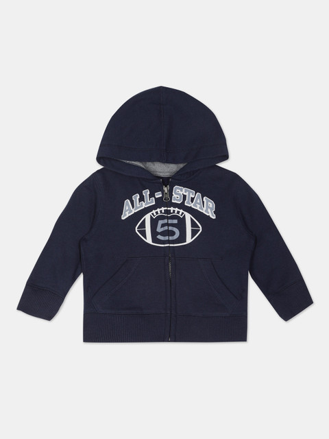 

The Childrens Place Boys Blue Printed Sweatshirt