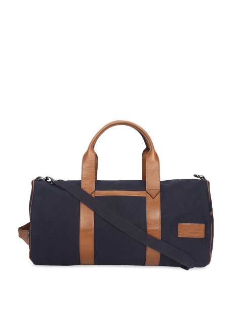

CRUST Unisex Navy Blue Solid Duffel Bag