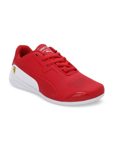 

Puma Unisex Red Woven Design Sneakers