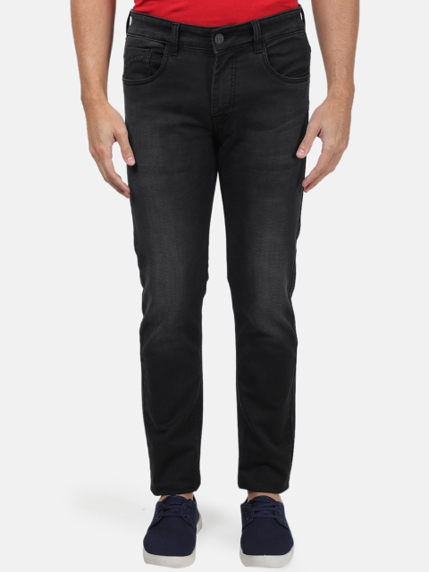 

Monte Carlo Men Black Skinny Fit Mid-Rise Clean Look Jeans
