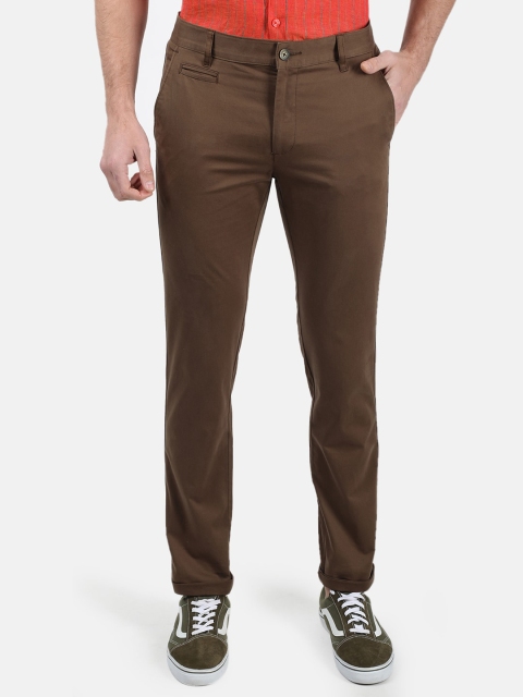 

Monte Carlo Men Brown Regular Fit Solid Chinos