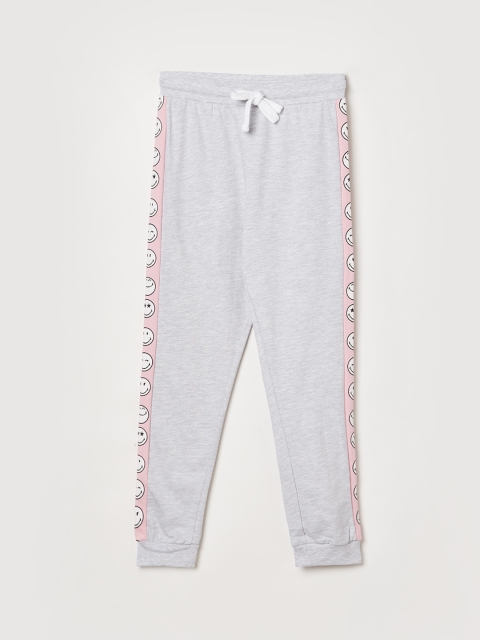

Fame Forever by Lifestyle Girls Grey Melange Solid Joggers