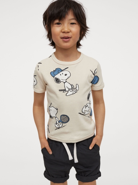 

H&M Boys Black Cotton Shorts