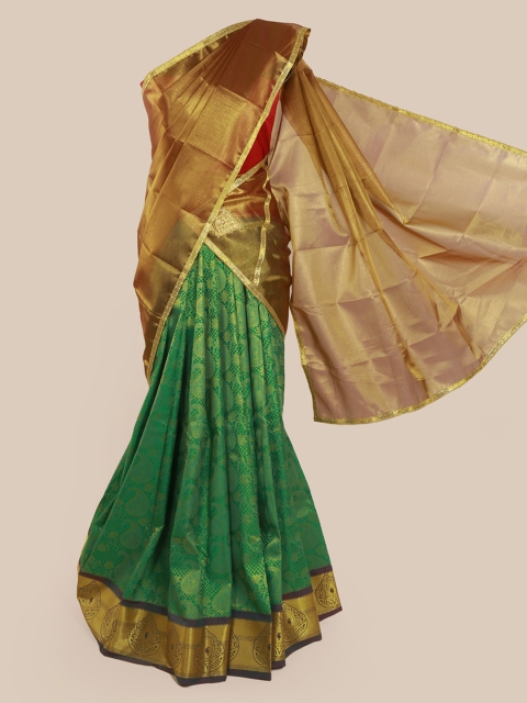 

Pothys Gold-Toned Woven Design Tissue Saree