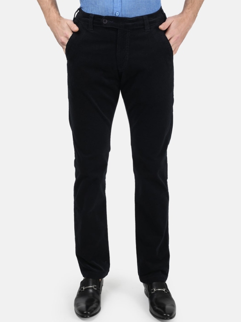 

Monte Carlo Men Navy Blue Regular Fit Solid Chinos
