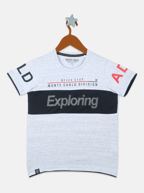 

Monte Carlo Boys Blue Colourblocked T-shirt