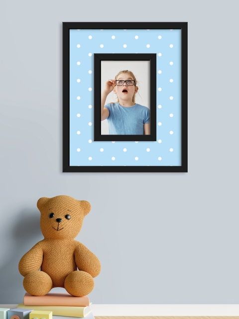 

RANDOM Black & Blue Printed Photo Frame