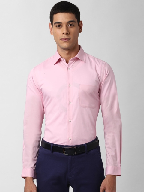 

Peter England Men Pink Slim Fit Solid Formal Shirt