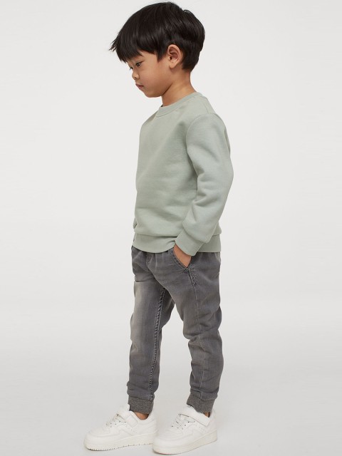 

H&M Boys Grey Super Soft Denim Joggers