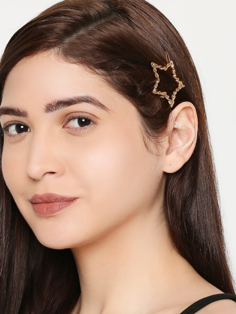 

OOMPH Gold-Toned Tic Tac Hair Clip