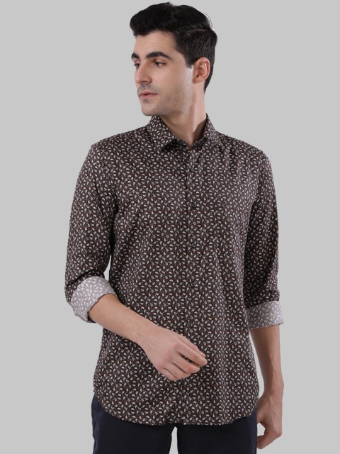 

Raymond Men Brown Regular Fit Printed Casual Shirt