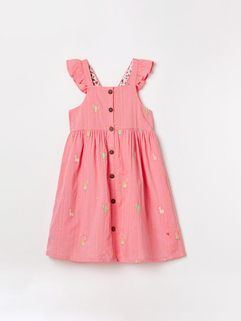 

Bossini Girls Coral Embellished A-Line Dress