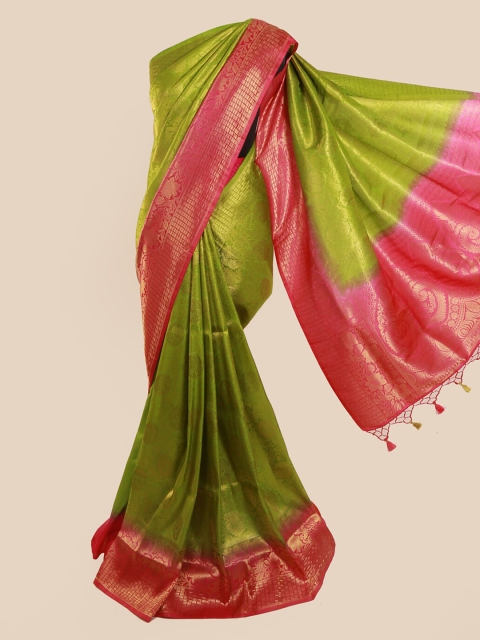 

Pothys Green Art Silk Woven Design Banarasi Saree