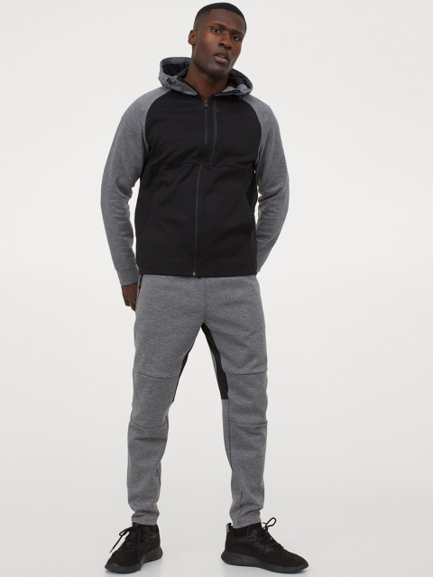 

H&M Men Grey Melange Sports Joggers