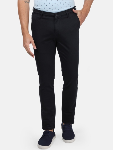 

Monte Carlo Men Black Regular Fit Solid Regular Trousers