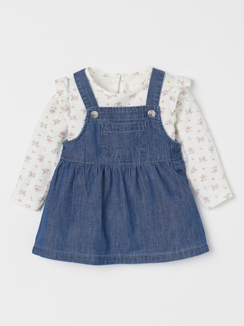 

H&M Girls Blue & White 2-piece set