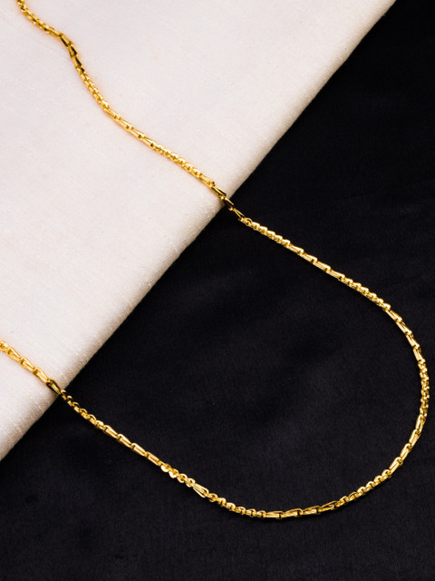 

Alankruthi Gold-Toned Brass Gold-Plated Chain