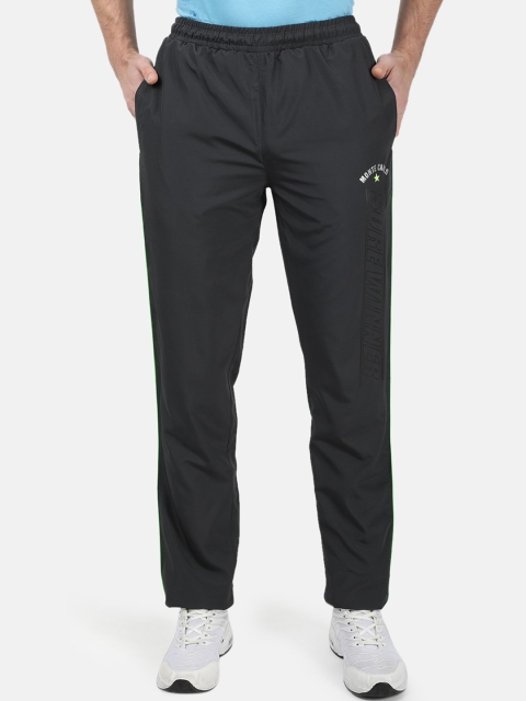 

Monte Carlo Men Charcoal Grey Solid Track Pants
