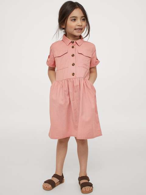 

H&M Girls Pink Utility dress