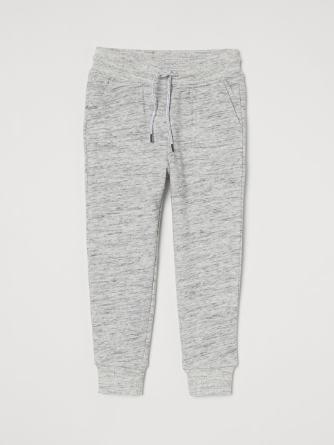 

H&M Boys Grey Melange Solid Joggers