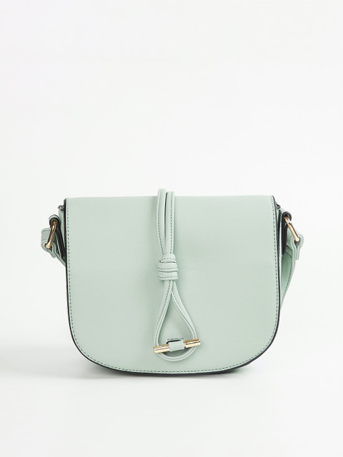 

CODE by Lifestyle Green Solid Sling Bag