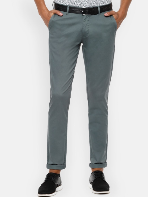 

Van Heusen Sport Men Grey Slim Fit Solid Regular Trousers