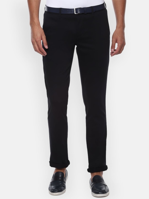 

Louis Philippe Sport Men Black Slim Fit Solid Regular Trousers