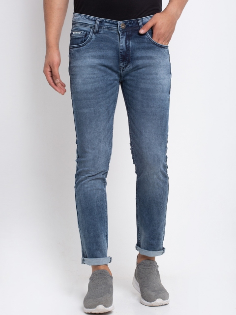 

Rodamo Men Blue Slim Fit Mid-Rise Clean Look Jeans