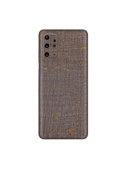 

Trendy Skins Gold-Toned & Brown Vintage Fabric Gold Pattern Samsung Galaxy S20 Plus Mobile Skin