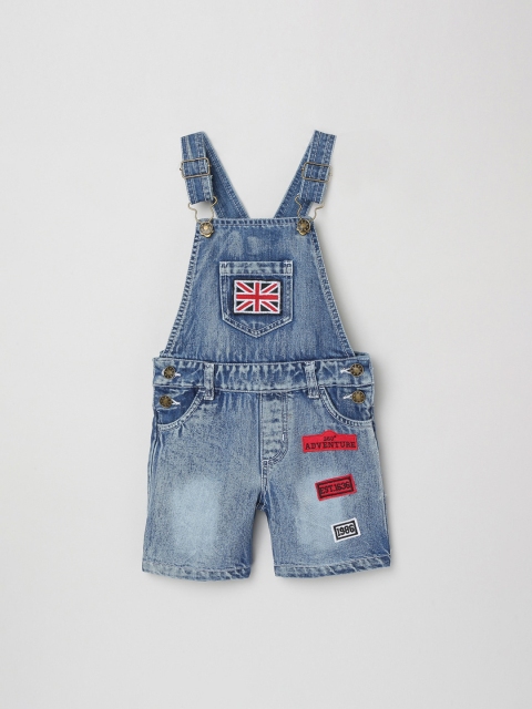 

max Boys Blue Regular Fit Solid Regular Trousers