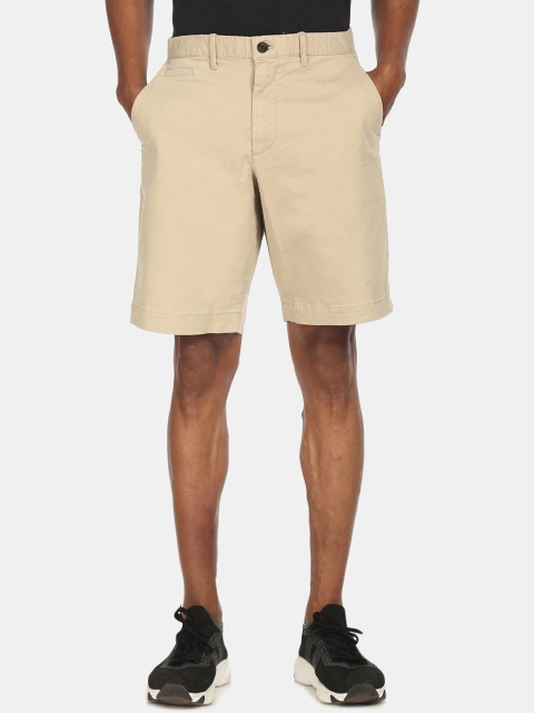 

GAP Men Beige Solid Regular Fit Shorts