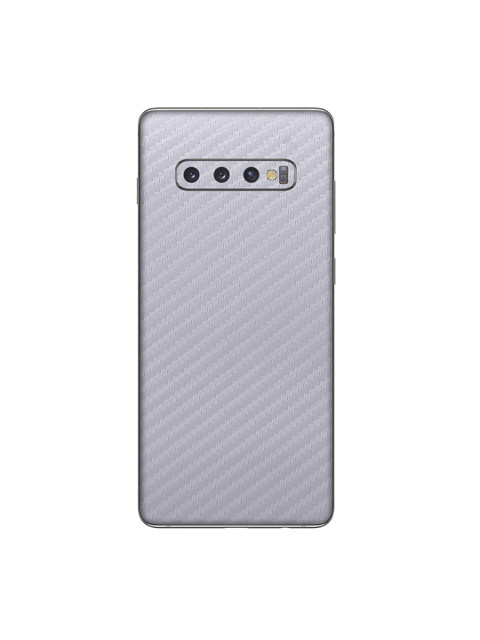 

Trendy Skins White Carbon Fibre Pattern Samsung Galaxy S10 Plus Mobile Case