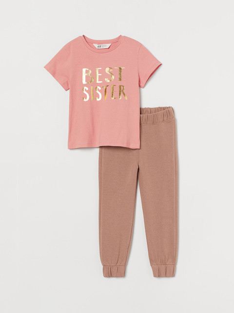 

H&M Girls Pink 2-Piece Sibling Set