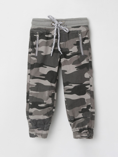 

max Boys Multicolored Camouflage Printed Joggers, Multi