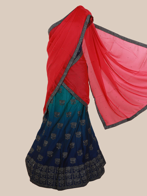 

Pothys Pink Printed Saree