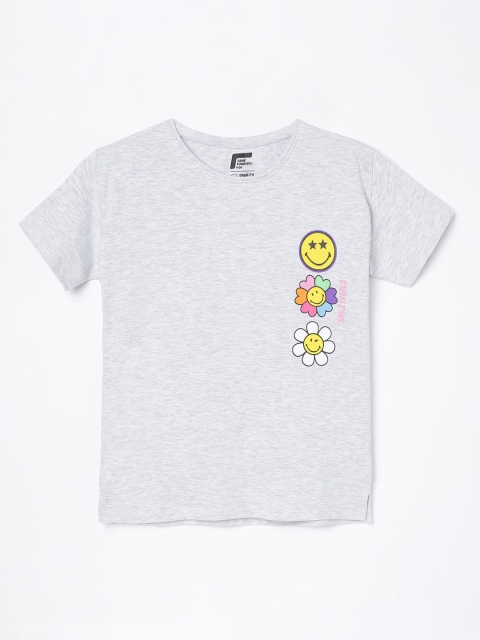 

Fame Forever by Lifestyle Grey Melange Regular Top