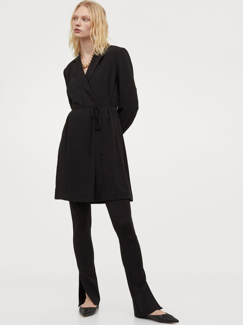 

H&M Women Sustainable Jacket dress, Black